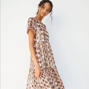 Anthropologie Sequined Dress